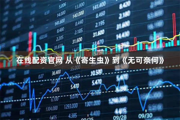 在线配资官网 从《寄生虫》到《无可奈何》